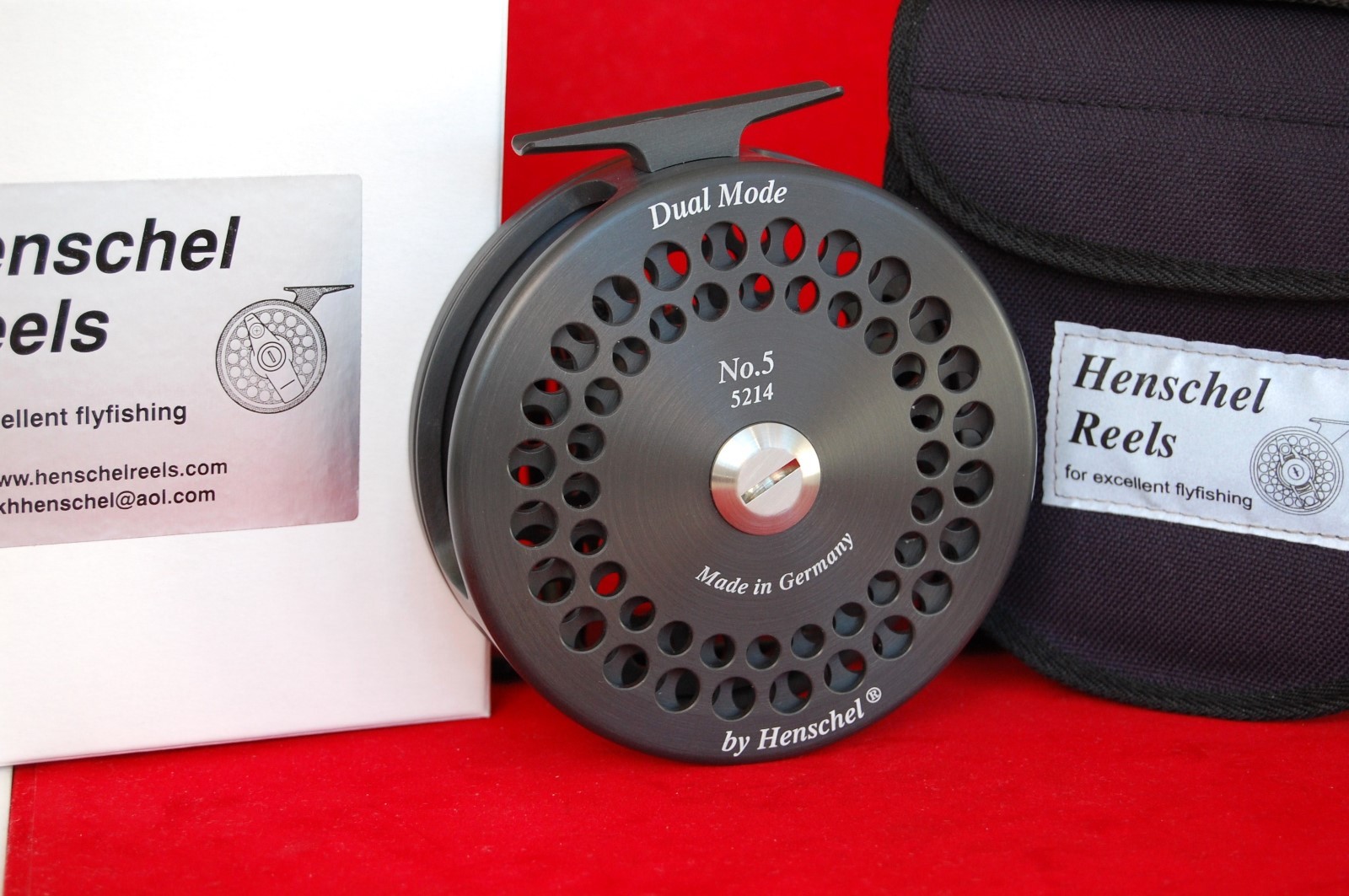 HENSCHEL DUAL MODE # 5, 13-20 saltwater fly reel – Anti Reverse + Direct Drive