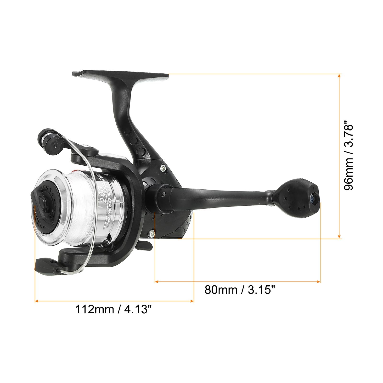 Fishing Reel, Ultralight Saltwater Reel with 60m Fishing Lines, Left/Right W…