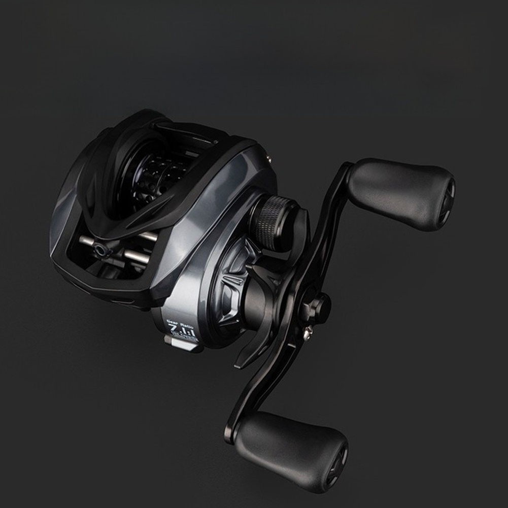 Lightweight Baitcasting Reel 168g 7.1:1 Gear 6kg Drag 6+1BB Aluminum Spool