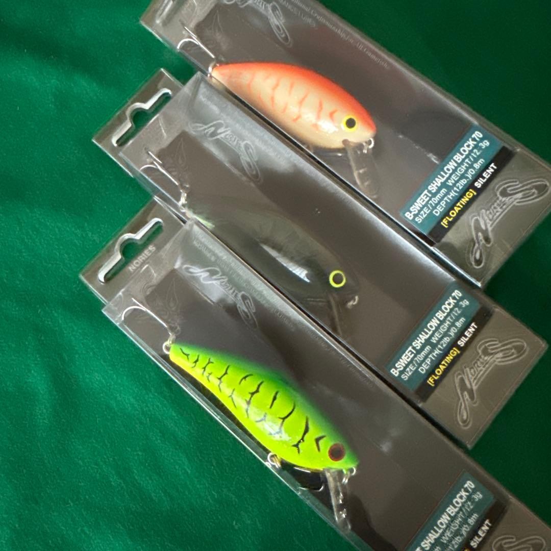NORIES Lure B Sweet Shallow Block 70 crankbaits Fishing Lure Hard Lure Crankbait