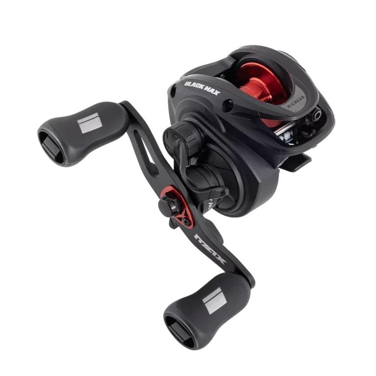 Abu Garcia Black Max Cast 5 LP Reel – 6.5:1 Gear Ratio – 15LB Max Drag – 1644251