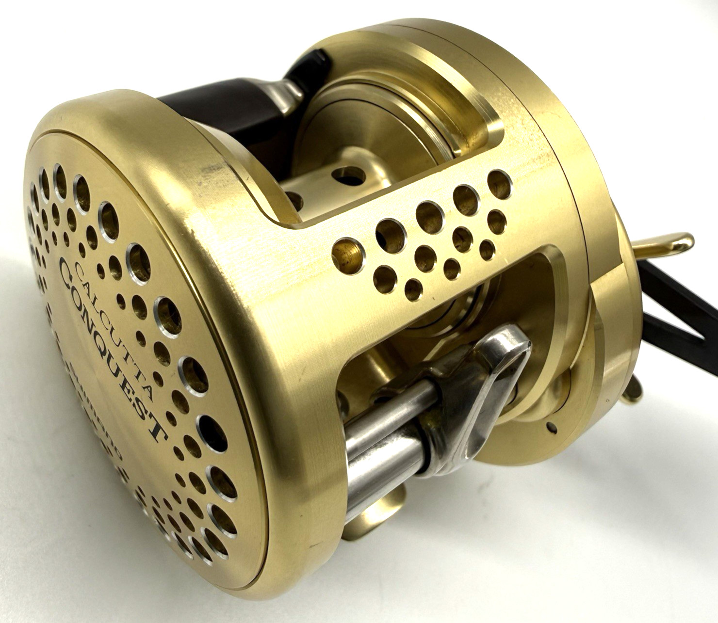 Shimano 00 CALCUTTA CONQUEST 201 Left Bait Casting Reel In Box „Near Mint“ JAPAN