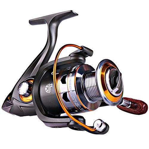 Sougayilang Spinning Fishing Reels with Left/Right Interchangeable Collapsible