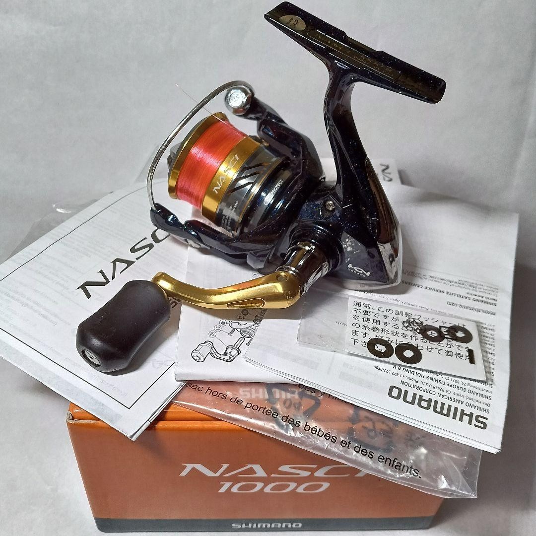 SHIMANO 16 Nasci 1000 Spinning Fishing Reel Used Japan