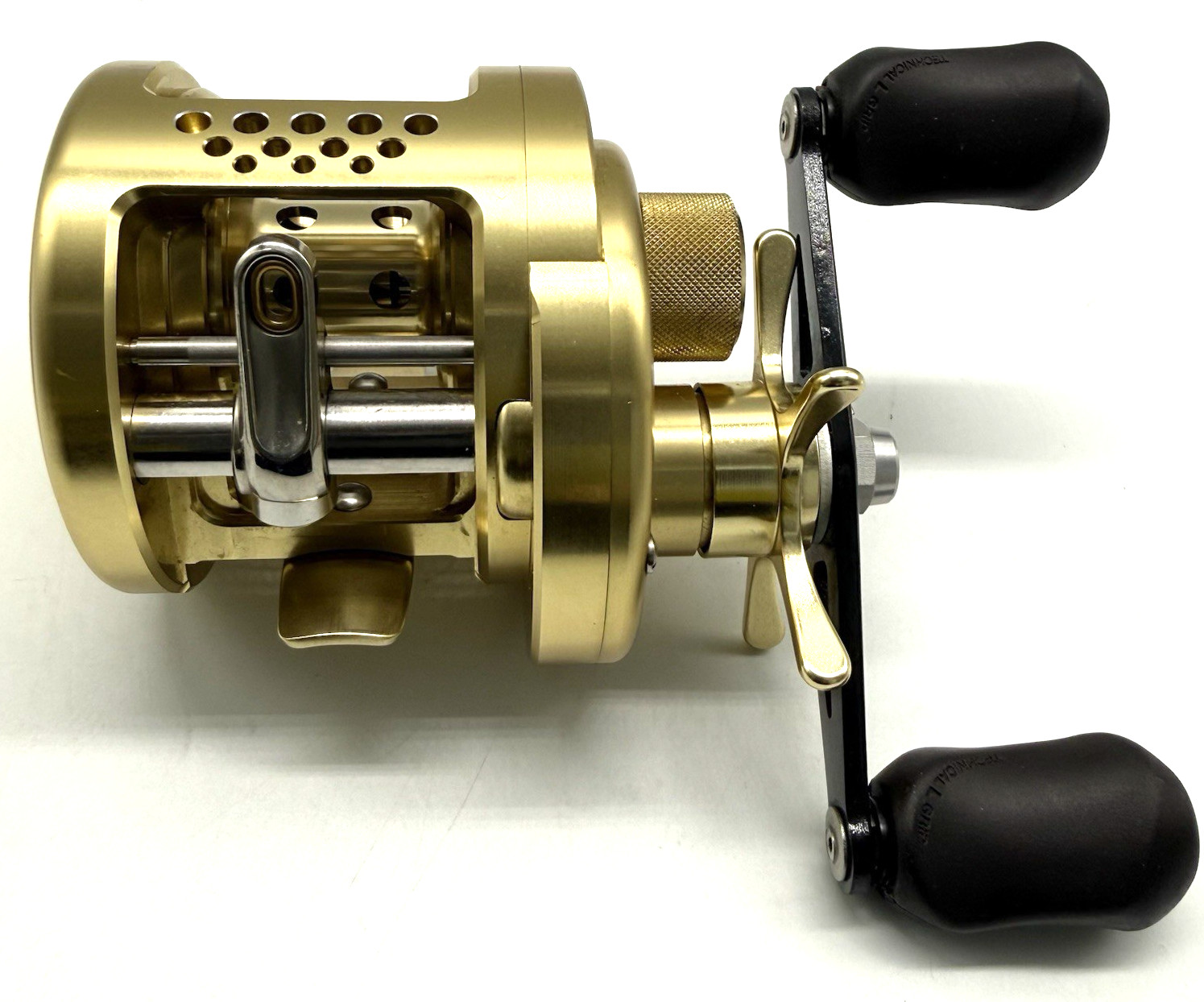 Shimano 00 CALCUTTA CONQUEST 201 Left Bait Casting Reel In Box „Near Mint“ JAPAN