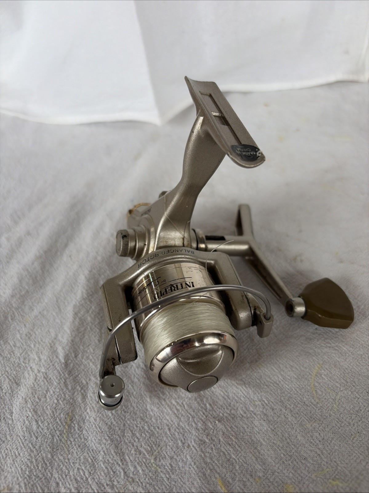 Shakespeare Intrepid Spinning Reel 4 Bearing Untested As-Is China