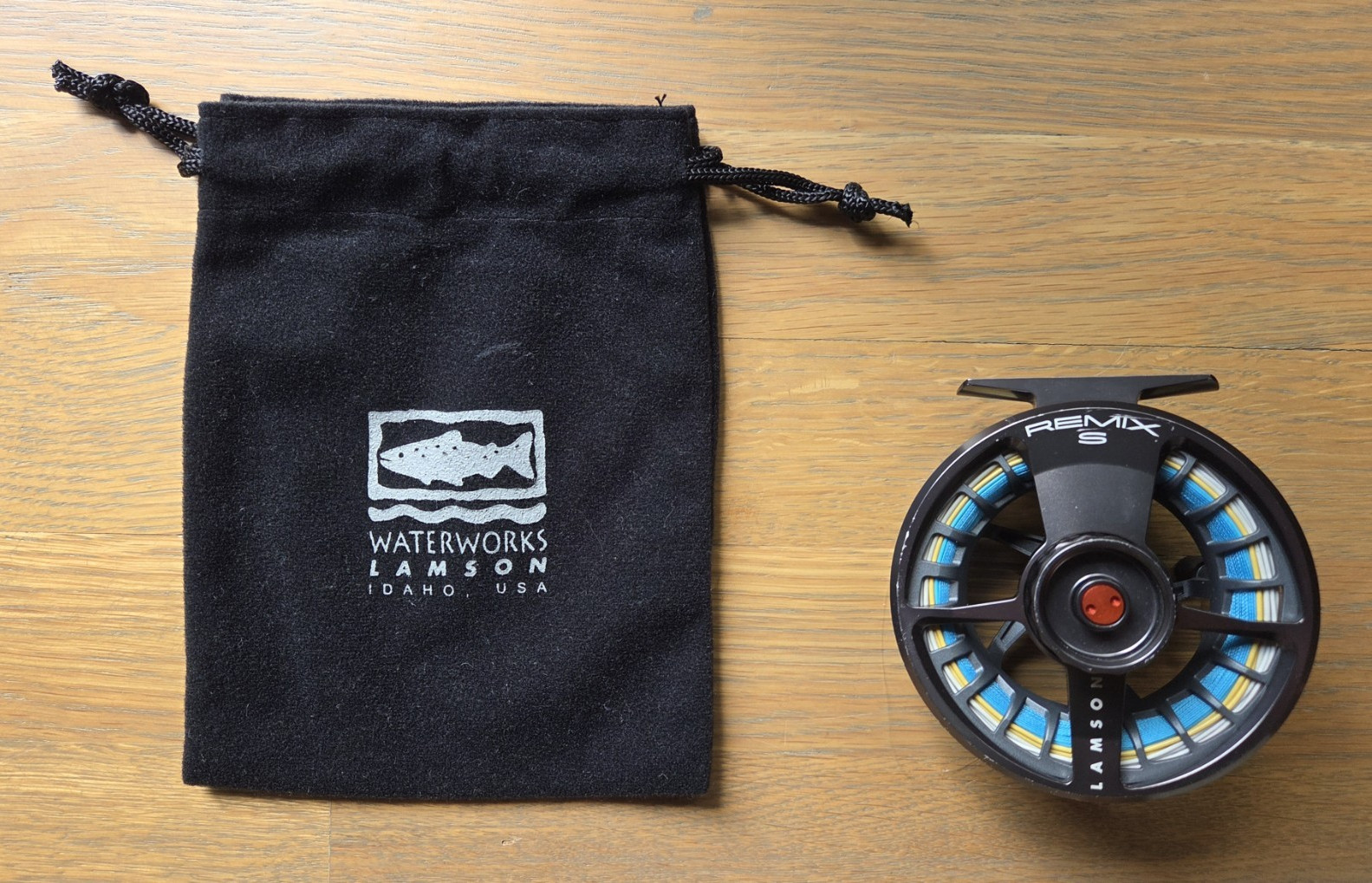 Waterworks Lamson Remix S 5+ Reel with NEW Scientific Anglers Smooth Trout Line