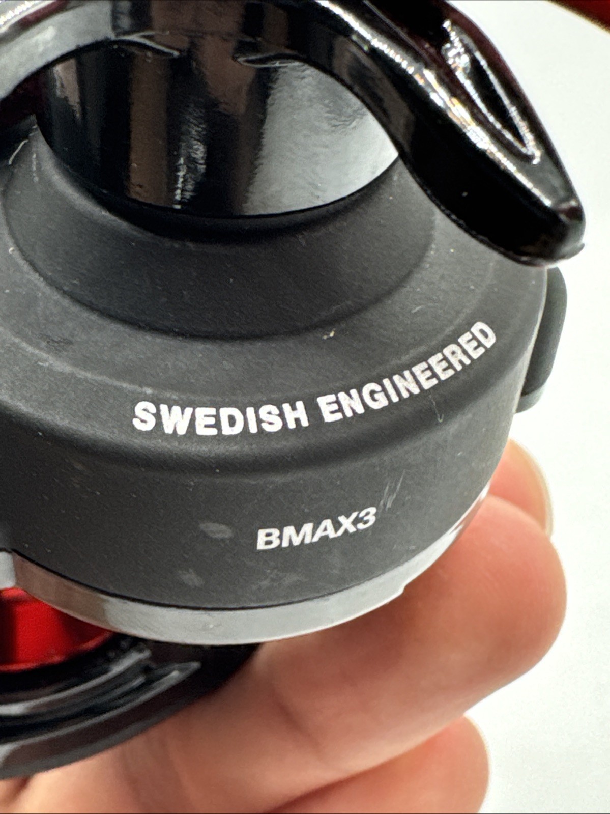 Abu Garcia MAX Reel, 5 Bearing Black/Red Right Handed Swedish Engineered