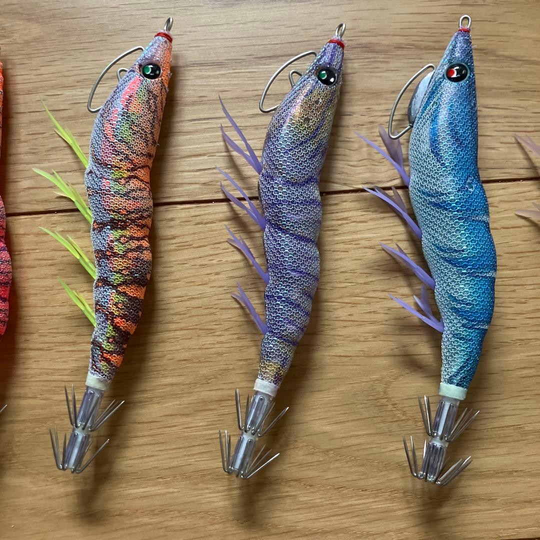 DUEL PataPata Squid Jigs 3.5 Egi Set of 8
