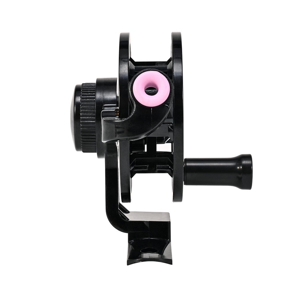 Fly Wheel for Trout Pike Ice Fishing Reel with Bite Alarm and Guide Ring