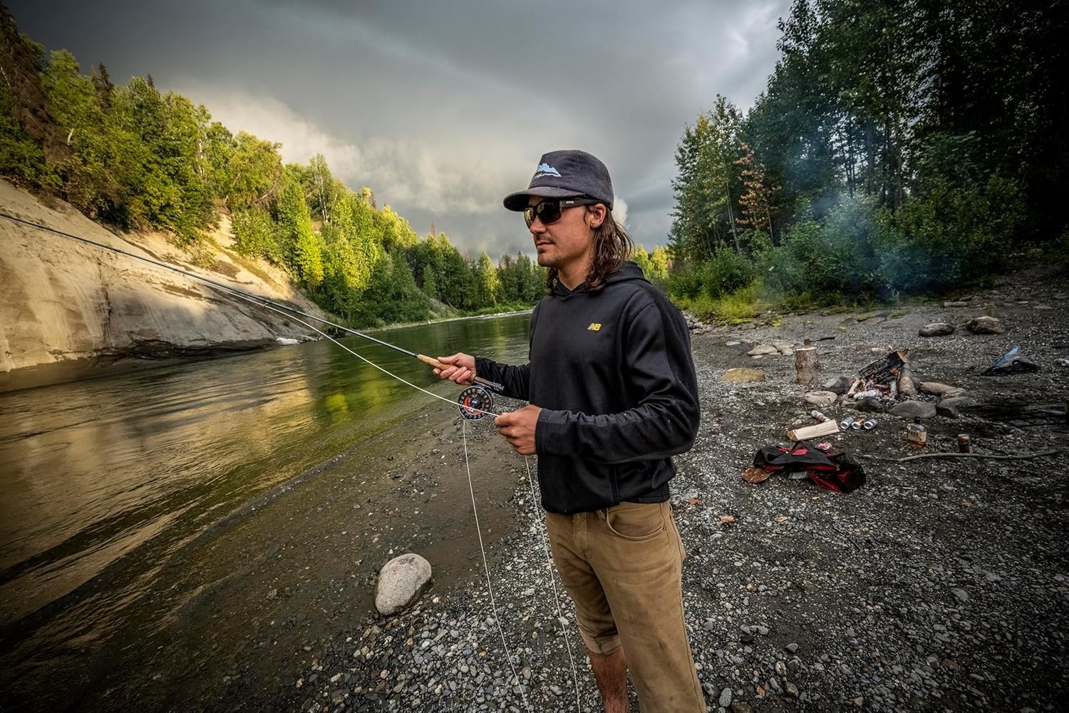 FIN Fly Fishing Reel – 9/10 Size with Adjustable Full Rulon Brake System