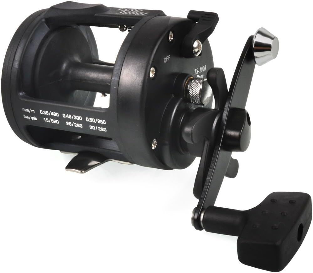 Round Baitcasting Fishing Reel for Catfish, Salmon/Steelhead, Striper 3000