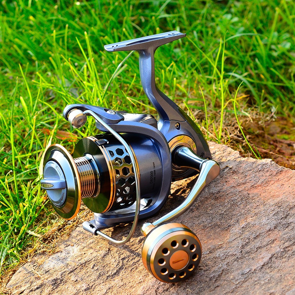 Max Drag 46lb Spinning Fishing Reels 5.2:1 High Speed Saltwater Fresh Water Bass