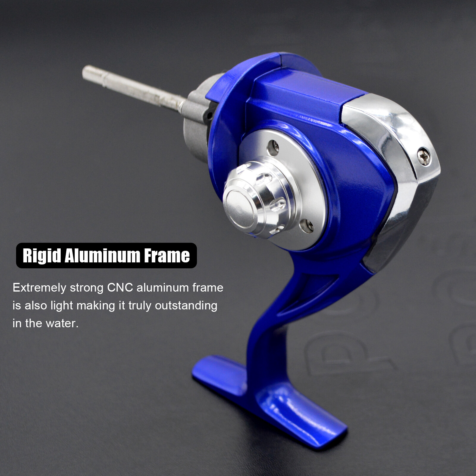Saltwater Fishing Spinning Reel with Strong Aluminum Frame and Rotor Carbon Drag