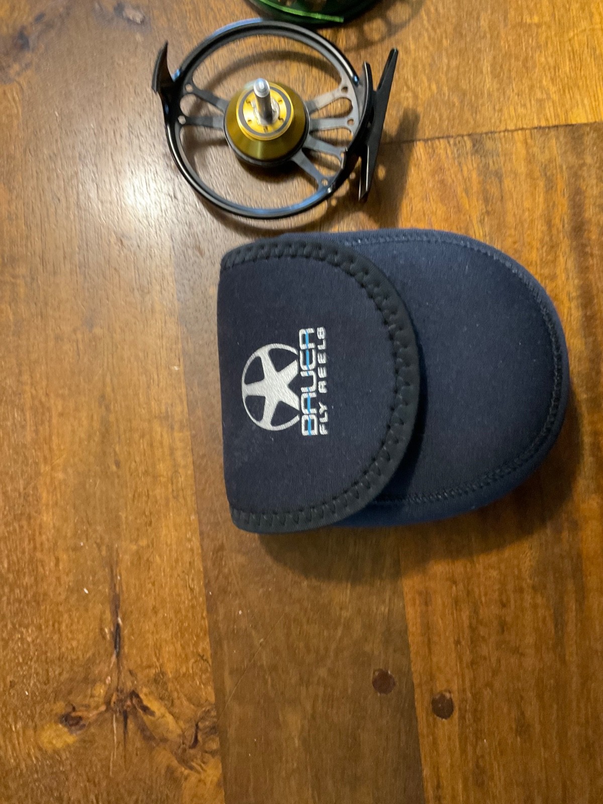 Bauer RX3 Fly Reel – Green Spool, Black Frame Excellent Condition