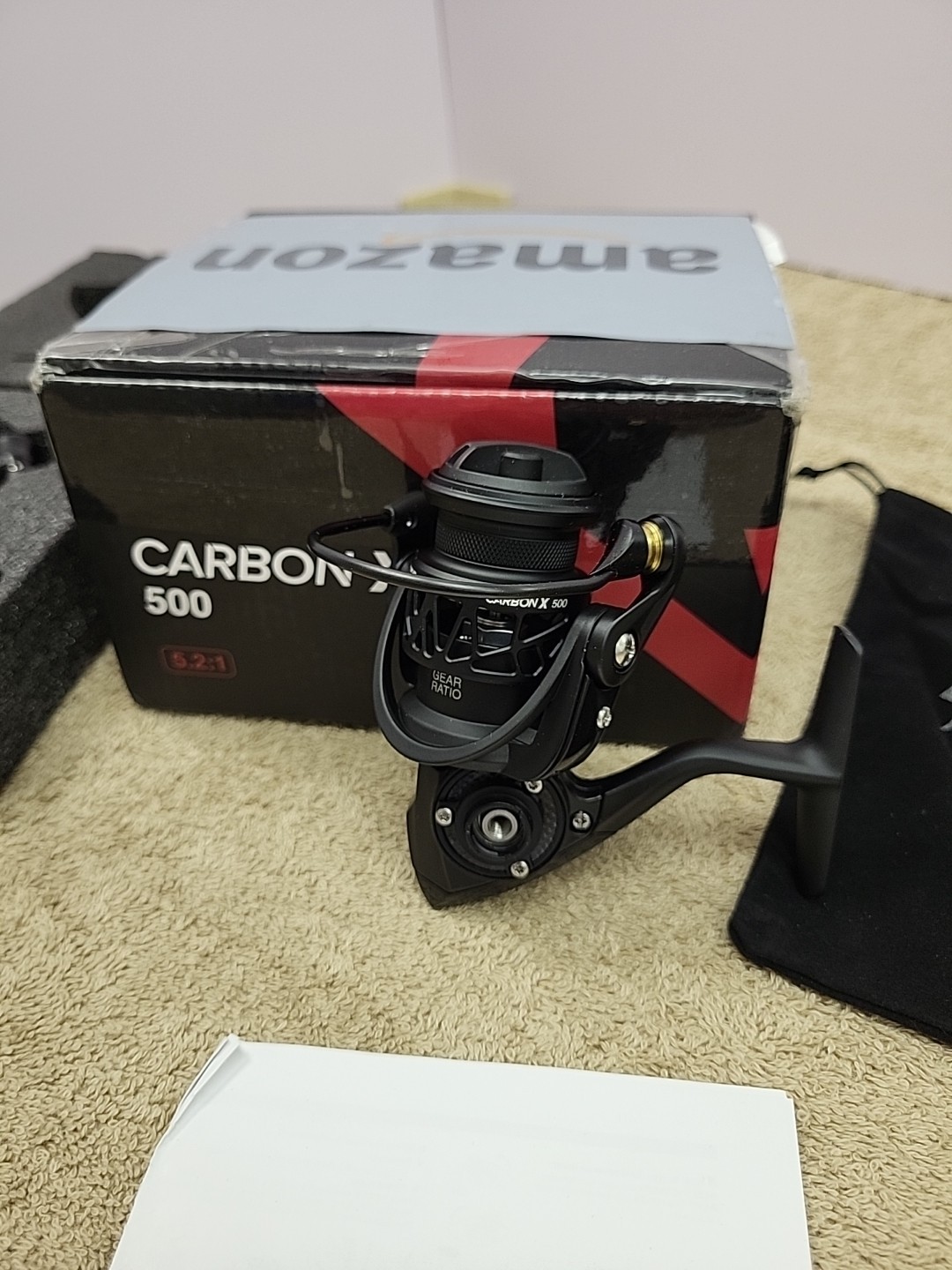 High-Speed Carbon X Fishing Reel – 5.1oz, 5.2:1/6.2:1 Gear Ratios for Champions