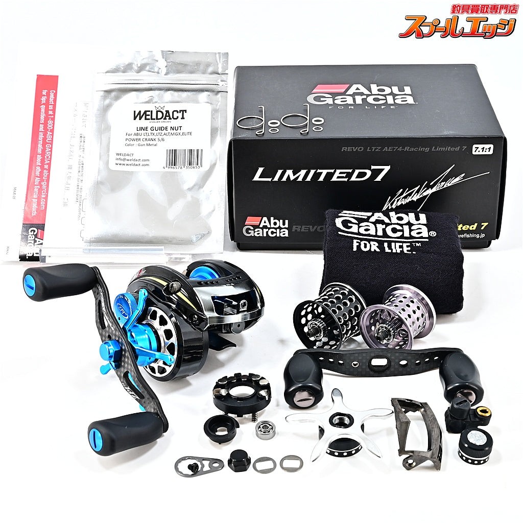 Near Mint Abu Garcia Revo LTZ AE74 Racing ZPI Weldact Full Custom #142