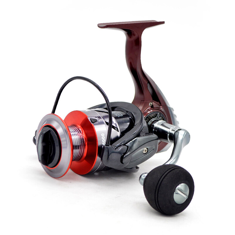 1000 to 7000 Size Saltwater Spinning Fishing Reel Graphite Frame Screw-in Handle