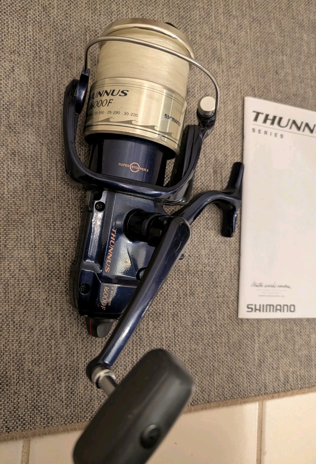 Very Nice Shimano Thunnus 16000F Large Spinning Fishing Reel
