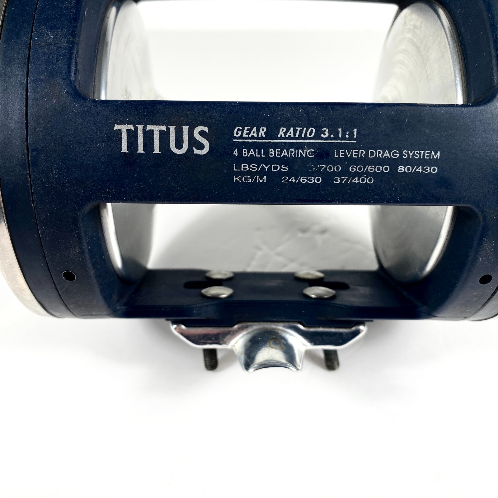 OKUMA TITUS T- 50W Big Game Saltwater Trolling Reel ~ Lever Drag ~ 3.1:1 ~ VG