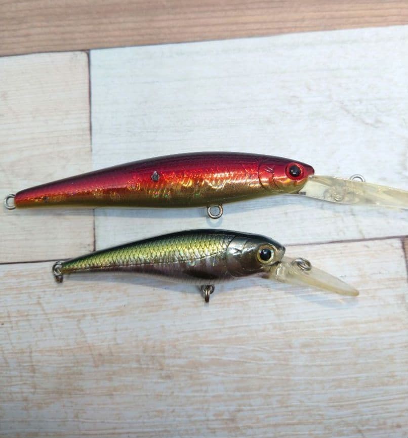 Lucky Craft Baby Shad 60SP Stacey 80 Minnow Lure Used