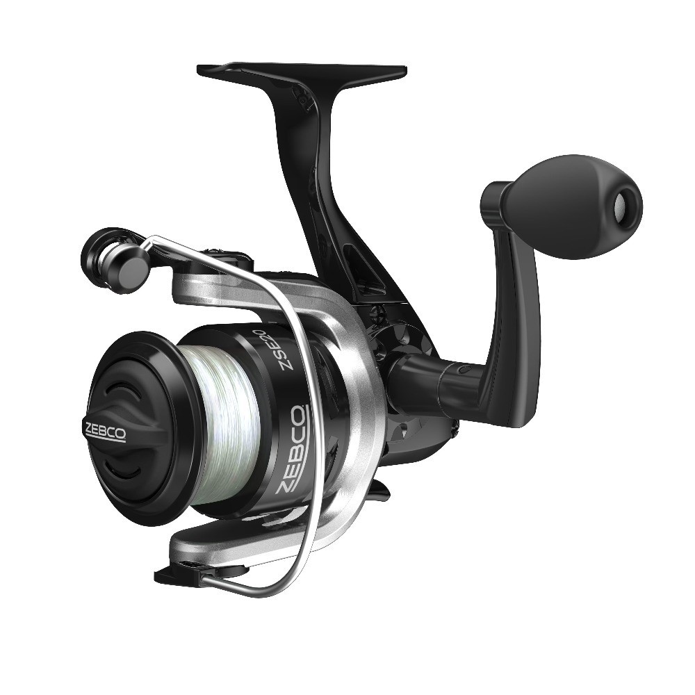 Spinning Fishing Reel Size 20 Pre-Spooled with 8 LB Line Stainless Steel Bail