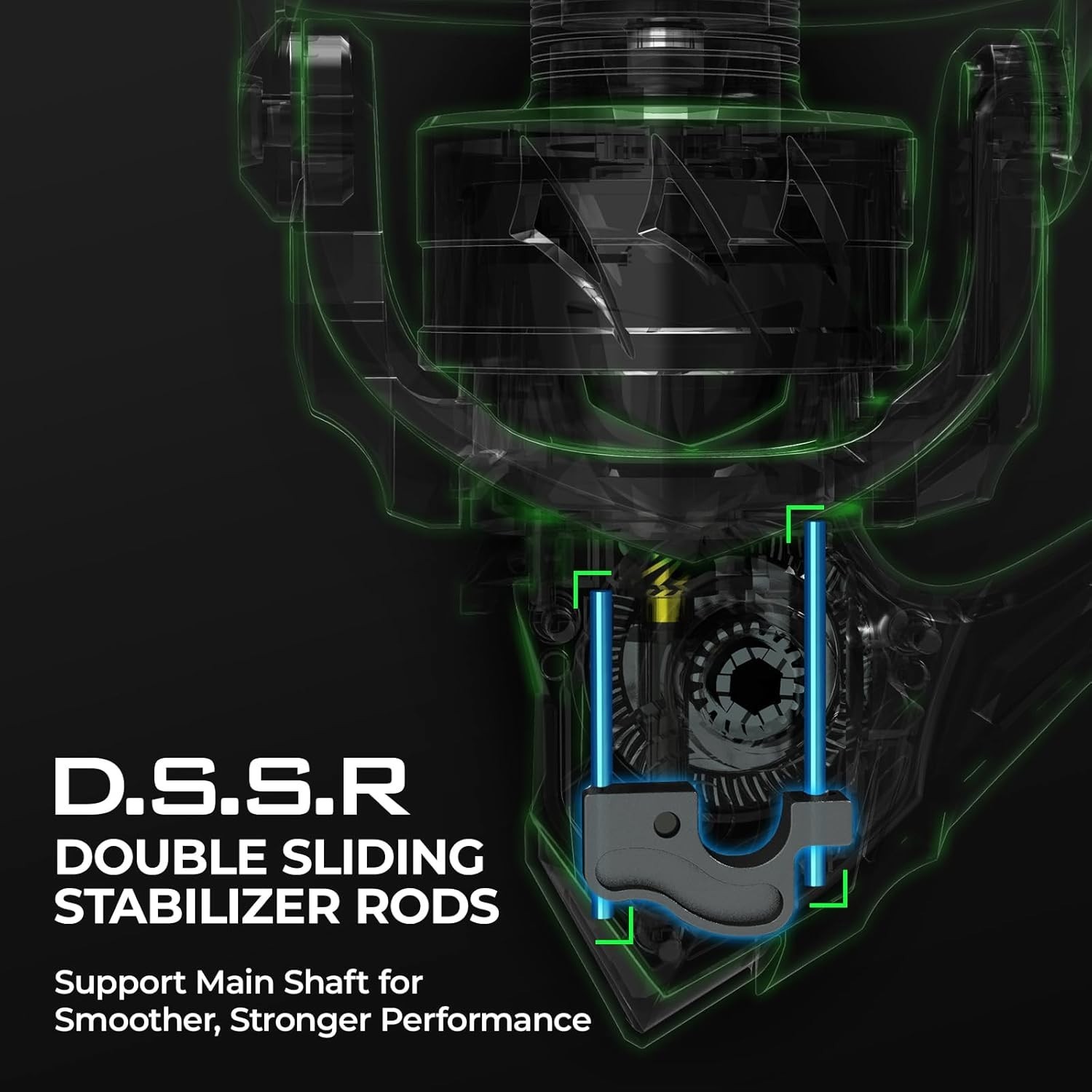 Spartacus II 500 & 1000 Spinning Reel – Triple Disc Drag for Smooth Performance
