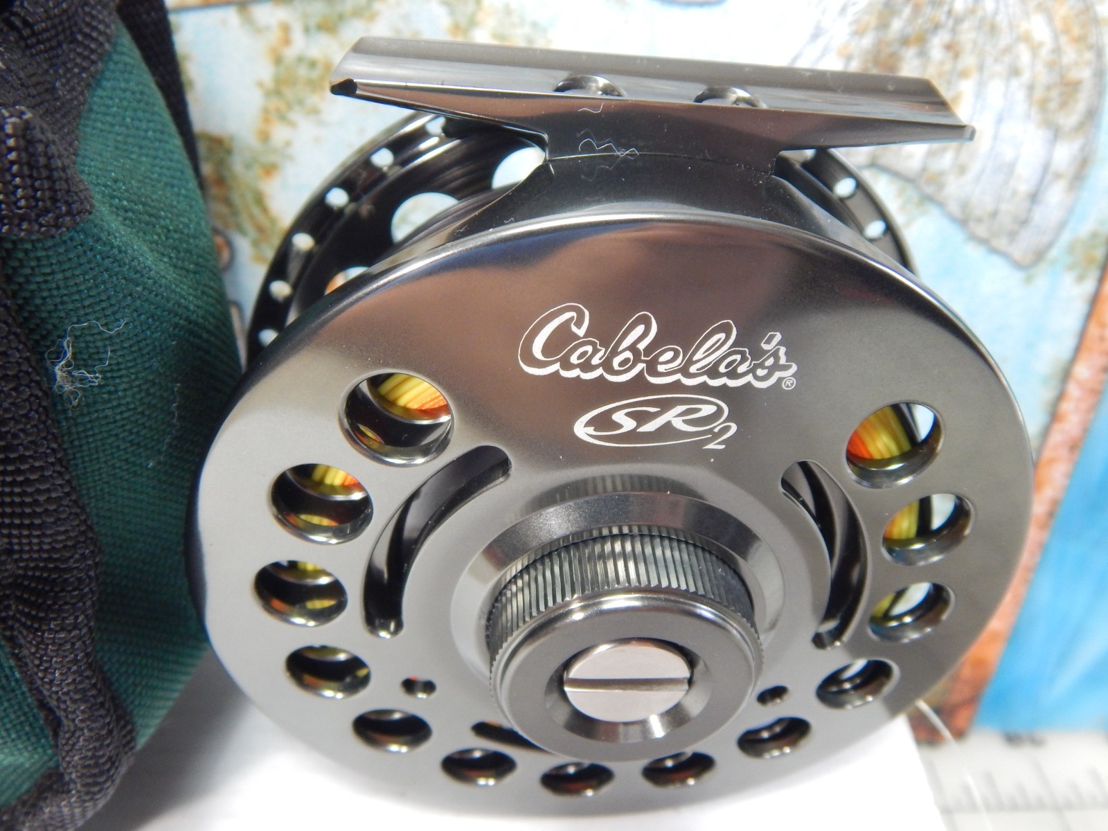 Cabellas fly reel SR2 7-9 wt. Speed Retrieve, Discontinued model,