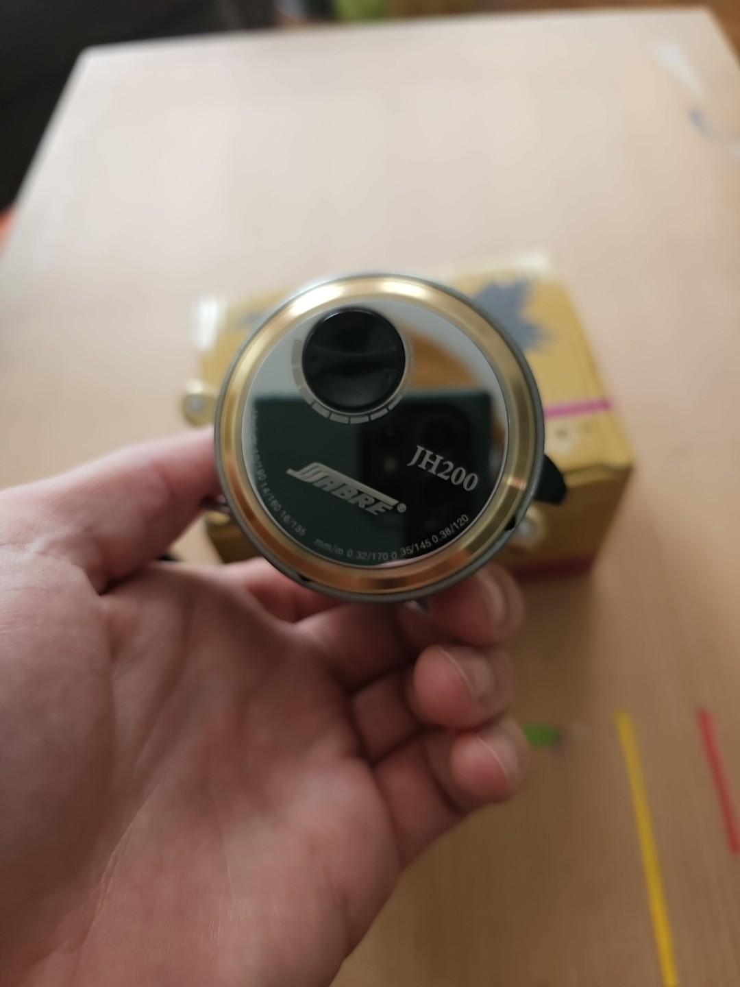 Sabre Golden Wolf JH200 Baitcast Round Reel 6.0:1 Gear Ratio 9+1 Ball Bearings