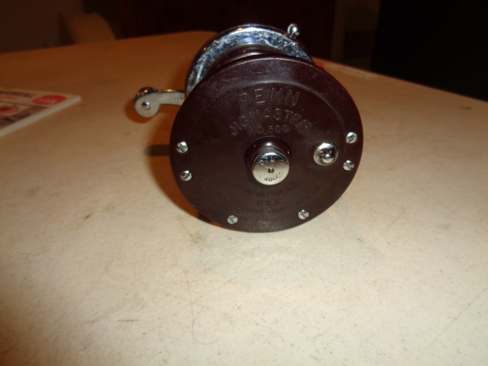 Vintage PENN Jigmaster 500 Reel in 500 SL Box, Box Catalog