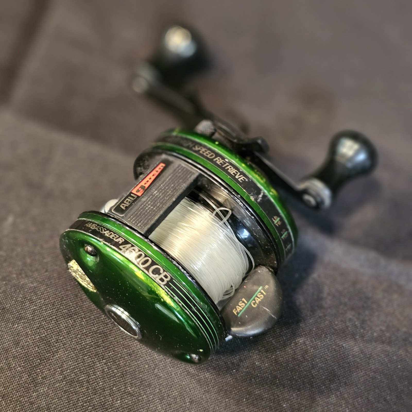 Vintage ABU AMBASSADEUR 4600CB FISHING REEL Great Condition