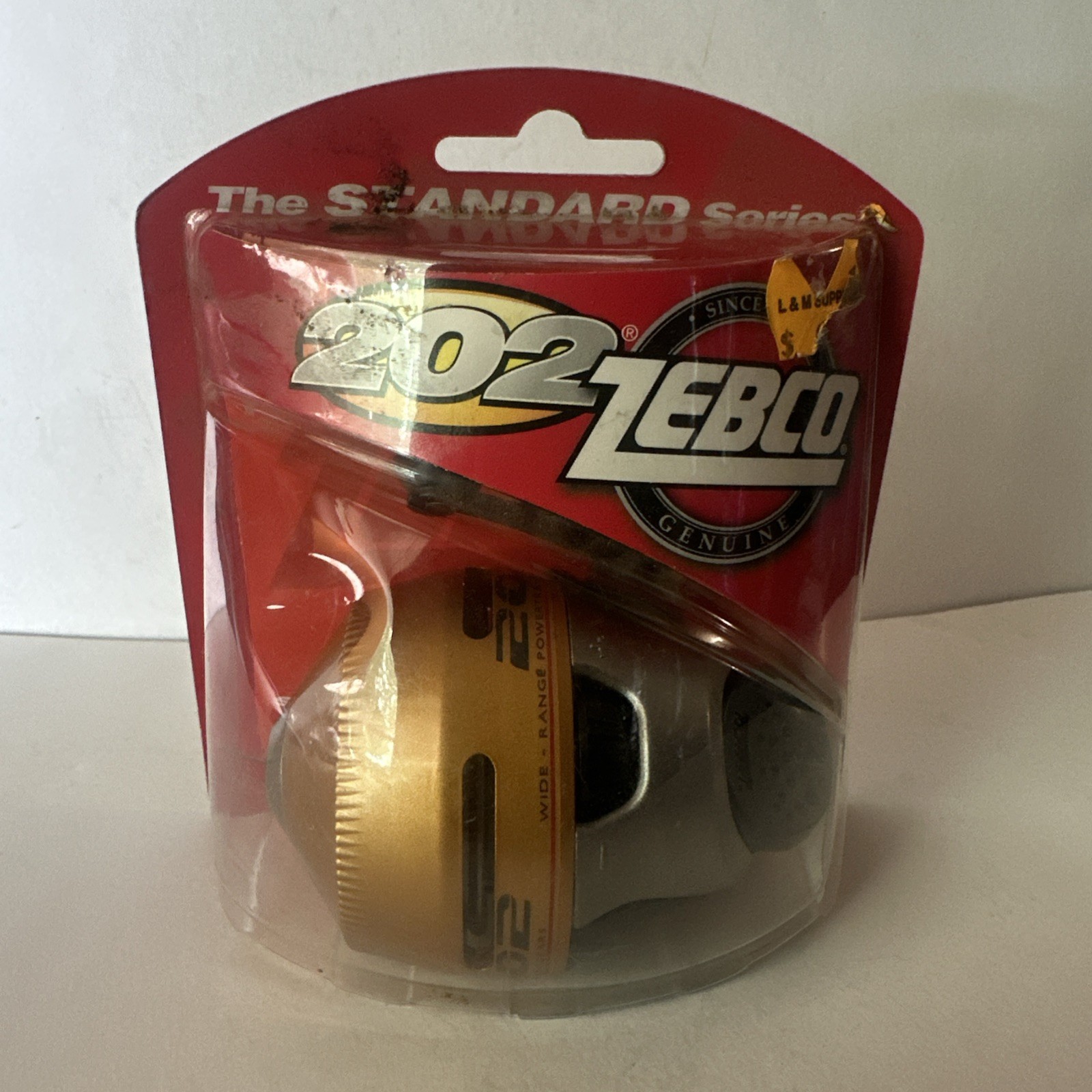 New Zebco 202 Spincast Reel Wide Range Adjustable Drag 10lb Line Sealed NOS