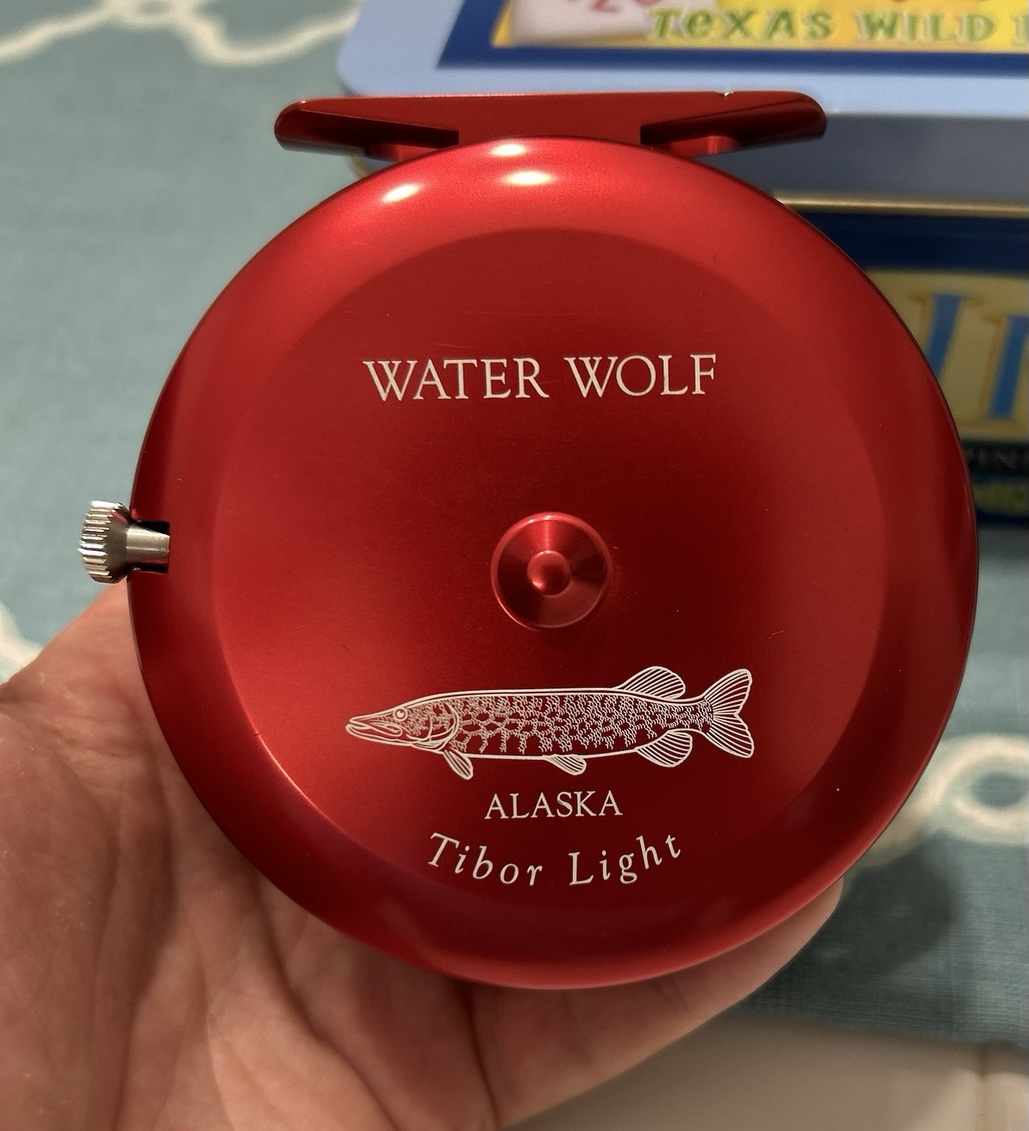 Tibor Back Country Wide Fly Fishing Reel Crimson