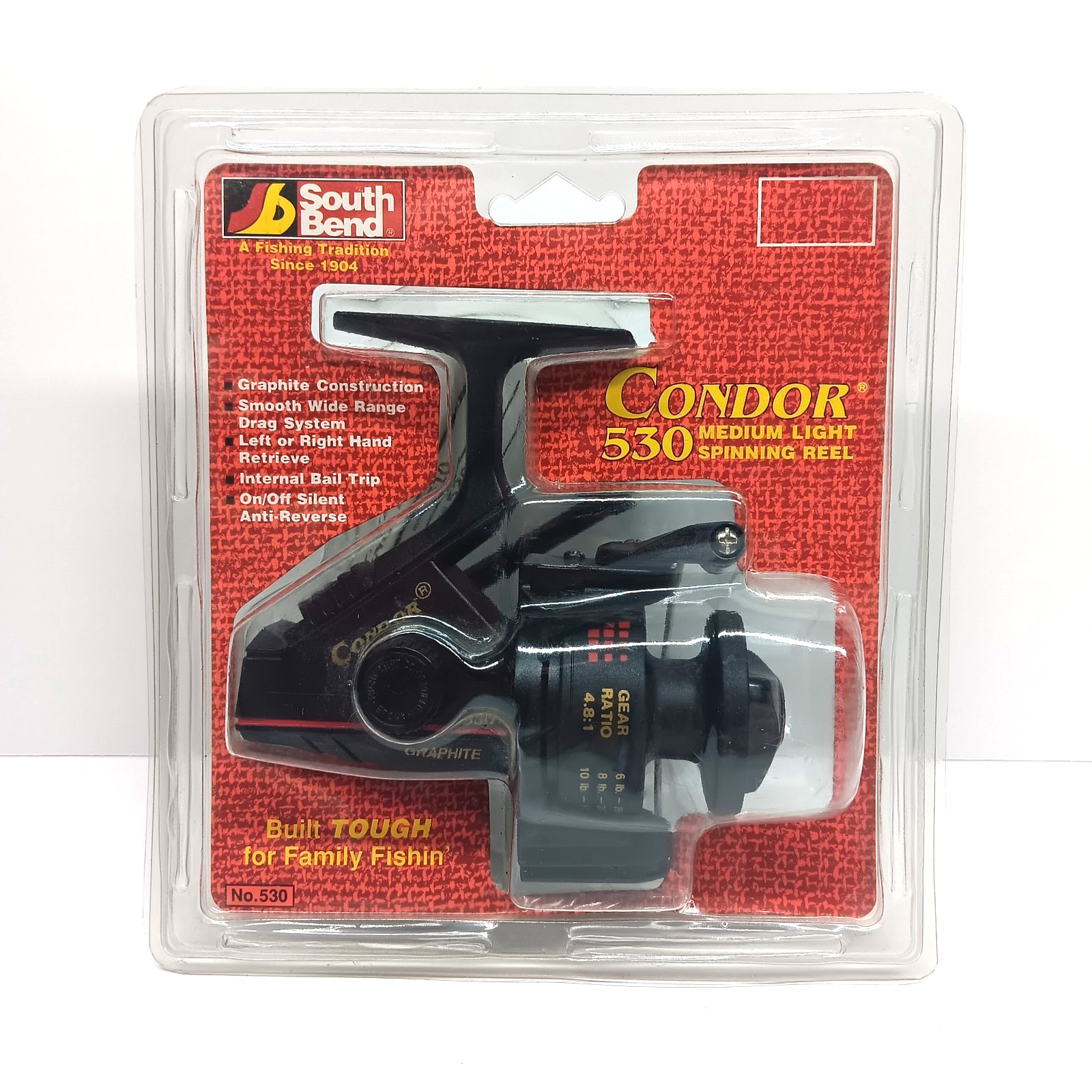 SOUTH BEND CONDOR 530 Spinning Reel HIGH PERFORMANCE 6 LB/260 YDS