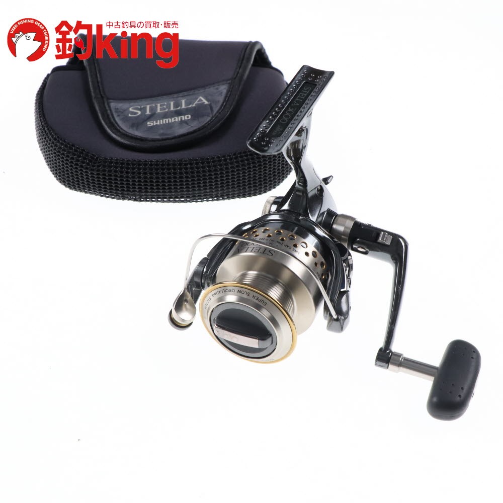 Excellent SHIMANO 01 Stella AR 3000 Spinning Reel Seabass Lure Fishing #366