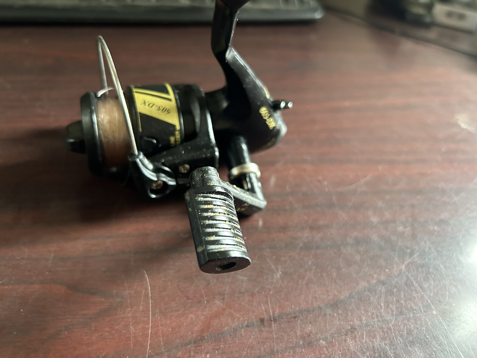 Dolphin 605-DX Reel Long Spin Cast Spool , Parts Only.On /Off Switch Broken.