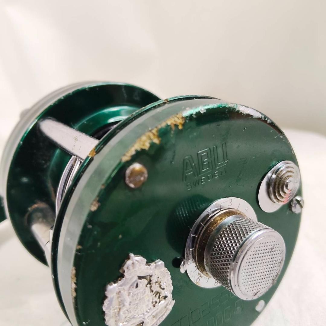 Abu Garcia Ambassadeur 5000D Baitcasting Reel Green / Gray Classic Used
