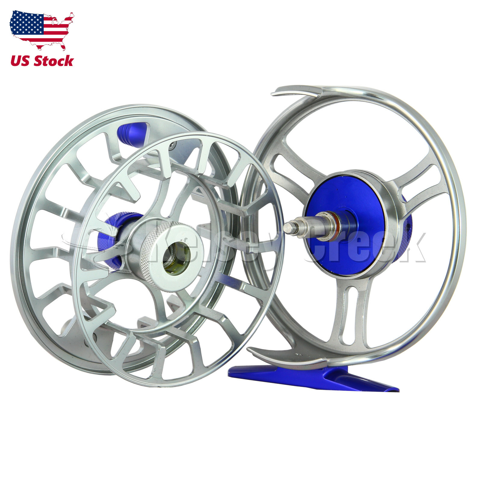 Maxcatch NVC Fly Reel, 5/6/7/8wt, Wide Arbor Large Capacity CNC-Machined