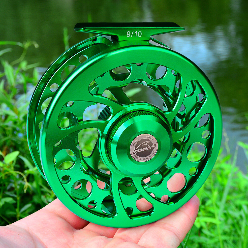 Full body Metal Build Fly Fishing Reel Ice Fishing Reel Left Right hand 90-104mm