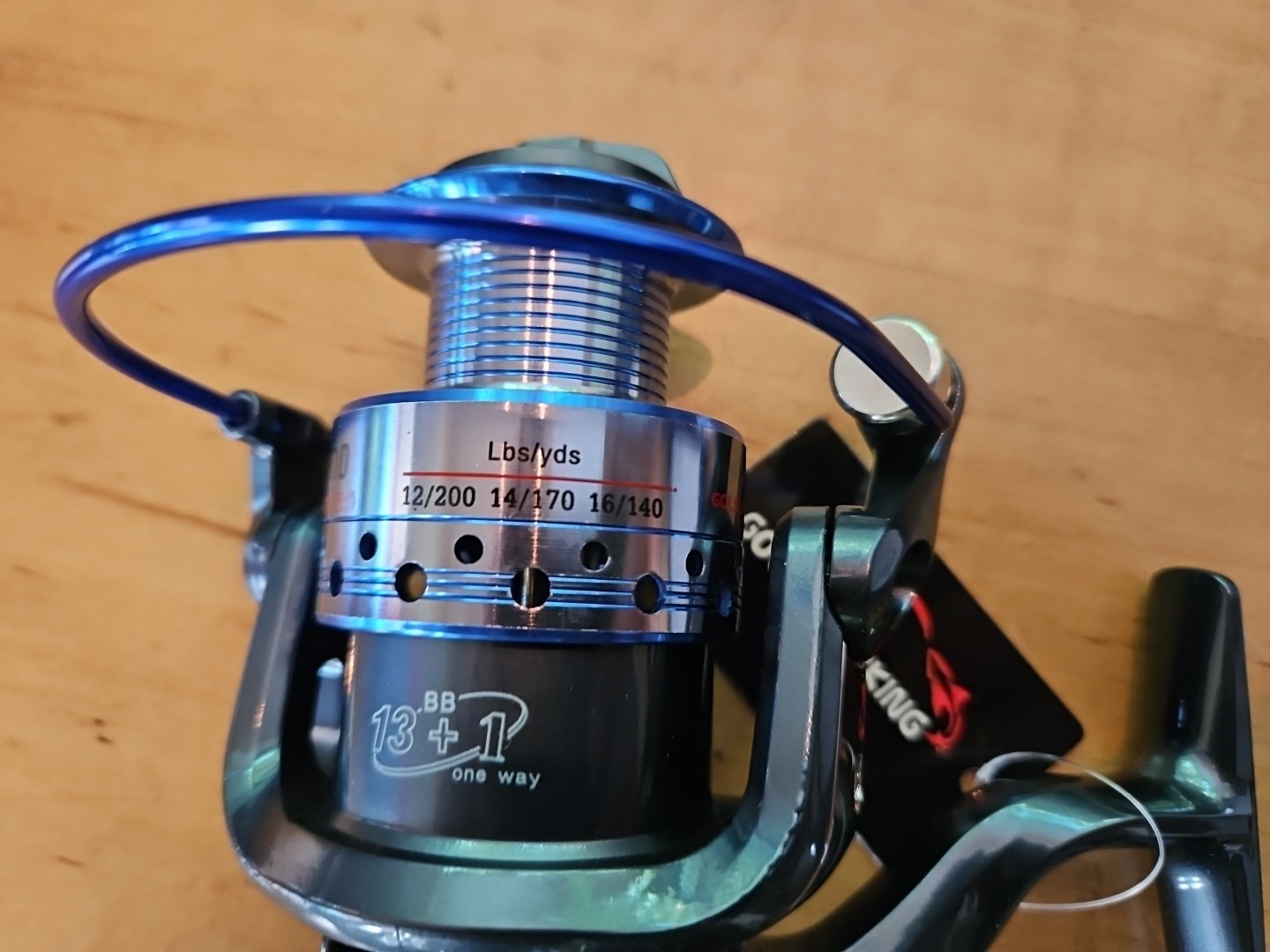 GOLD SHARKING GTS4000 Ultra Smooth Powerful Spinning Reel 5.5:1 gear ratio