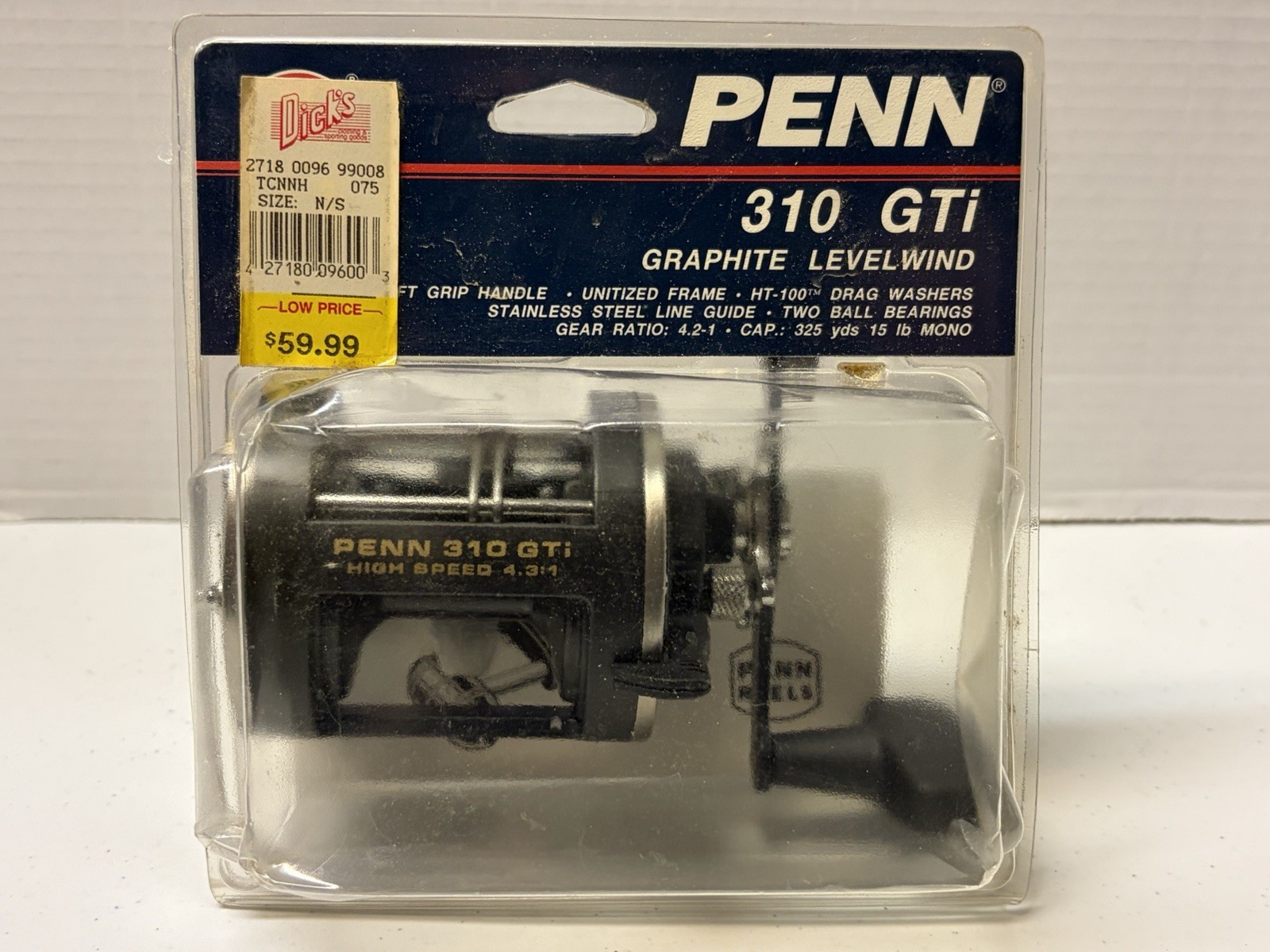 USA PENN 310 GTi High Speed 4.3:1 Levelwind Graphite Fishing Reel NEW In Box