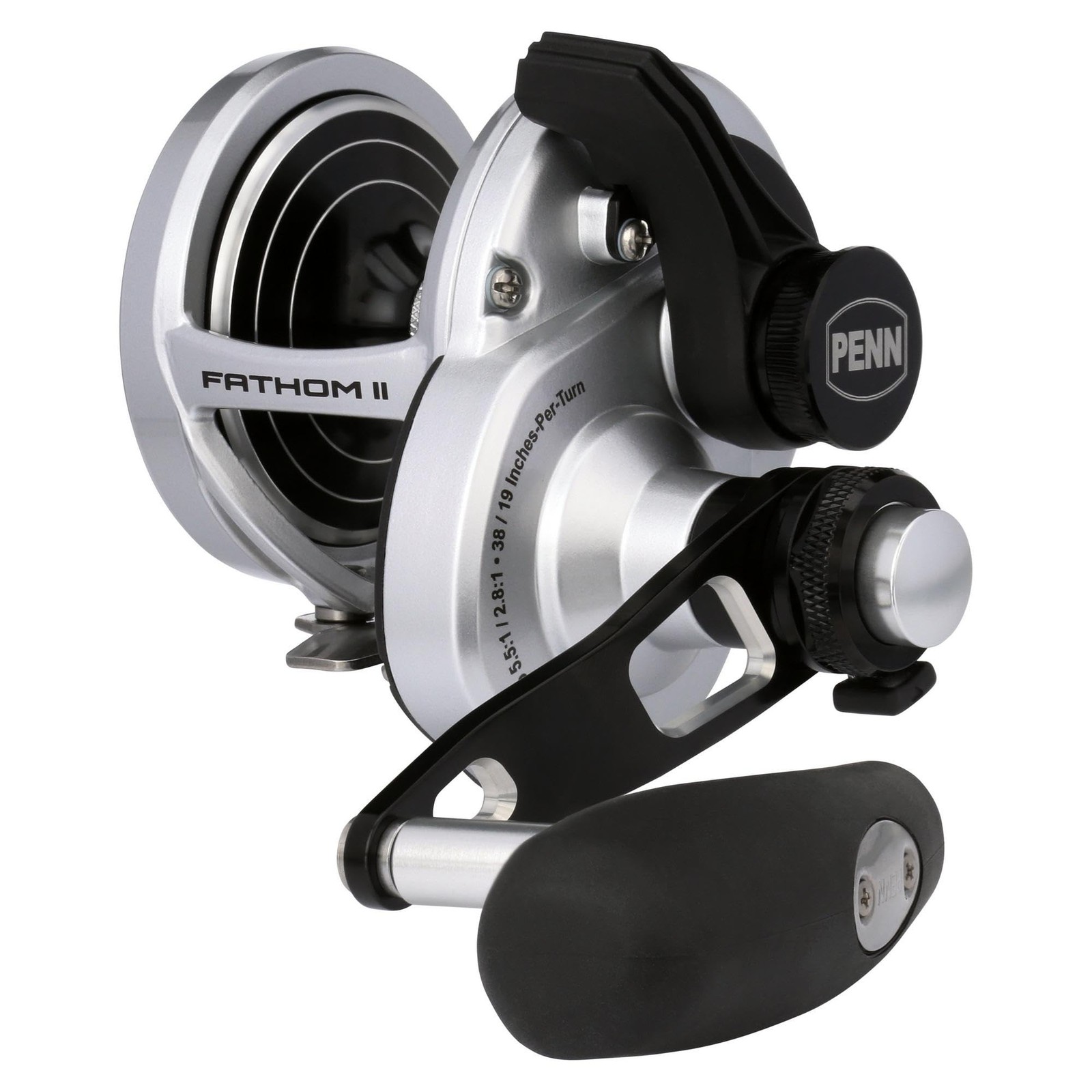 Penn Fathom II 2-Speed 25NLD2-L Narrow Spool Offshore Heavy Duty Reel