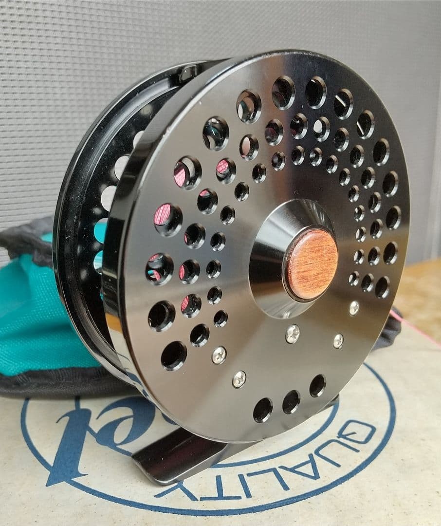 Abel TR-3 Fly Reel Black w/ Box Case Manual Spare Parts from Japan