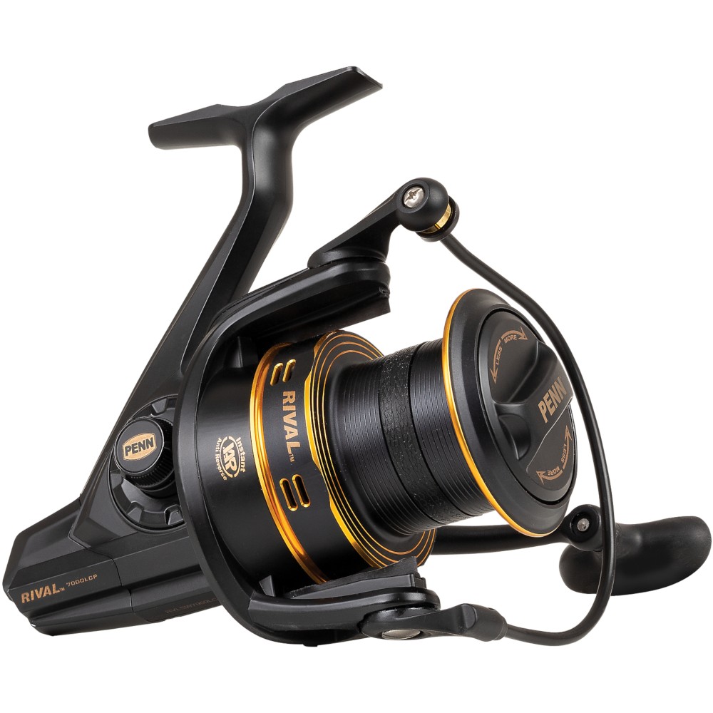 Penn Rival 6000 Black Gold Long Cast Spinning Reel Front Drag