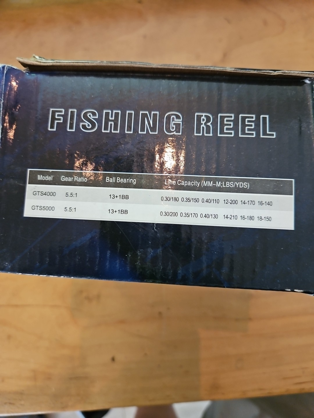 GOLD SHARKING GTS4000 Ultra Smooth Powerful Spinning Reel 5.5:1 gear ratio