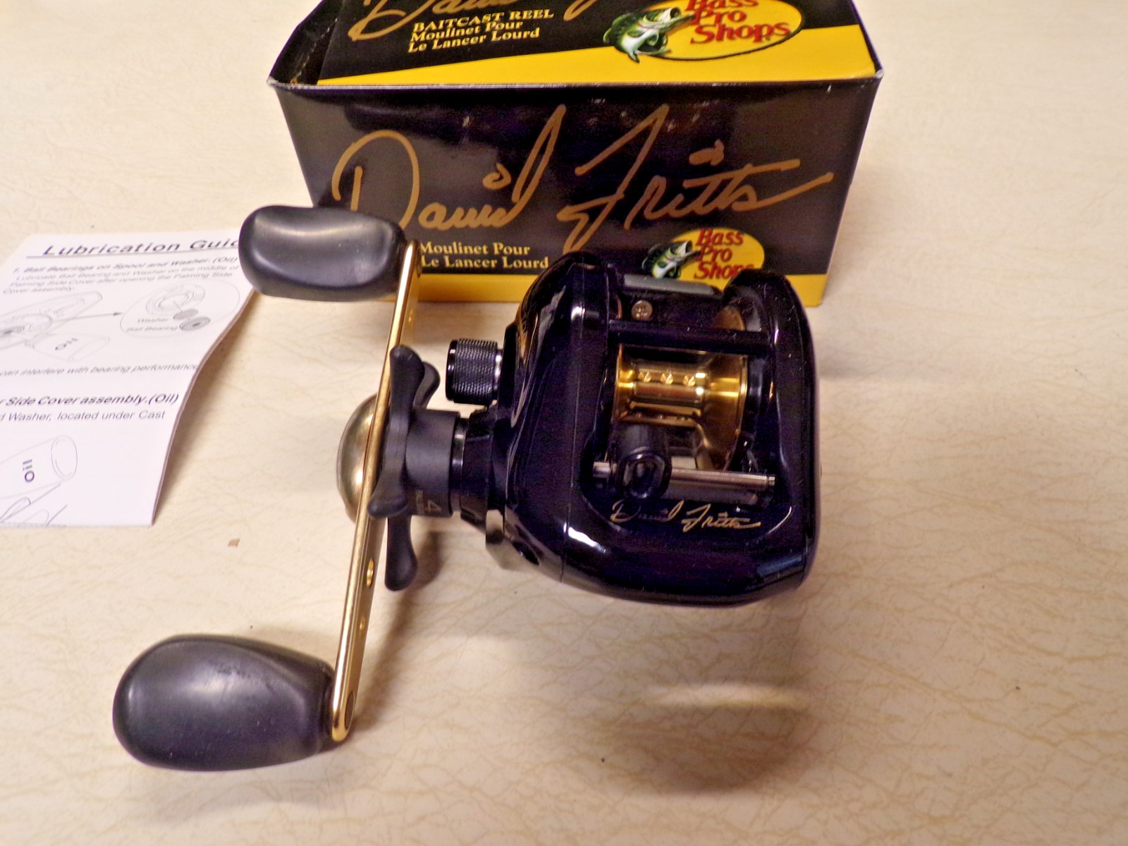 NEW BASS PRO SHOPS FISHING REEL – DAVIS FRITZ – 4 BALL B. – 5:2:1 GEAR R. – NEW