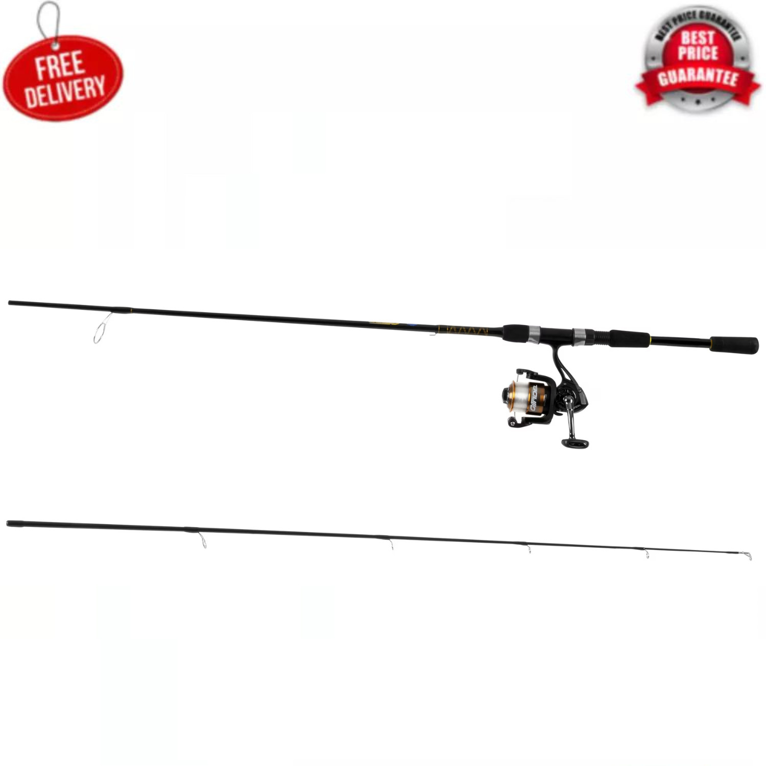 PR Tsunami Citadel II 5000-7′ 2pc Medium Heavy Spinning Rod and Reel Combo