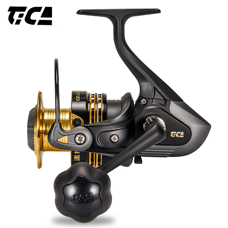 TICA GEAL 10KG Front Drag Spinning Fishing Reel w/ Graphite Frame Aluminum Spool