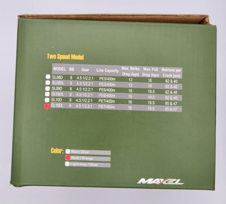 Maxel SL10DL Sealion Two Speed Series Reel (Left Hand)