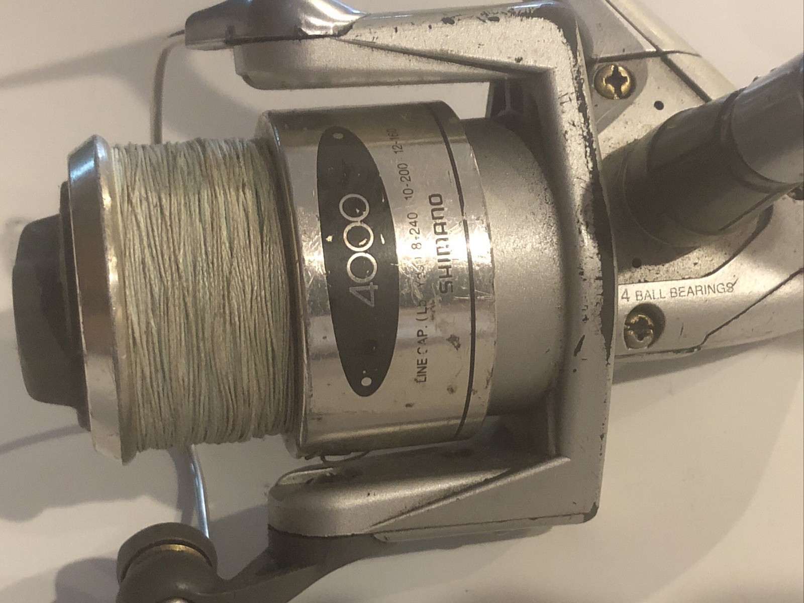 Vintage Shimano 4000 Fishing Reel Good Working Condition Made In Japan